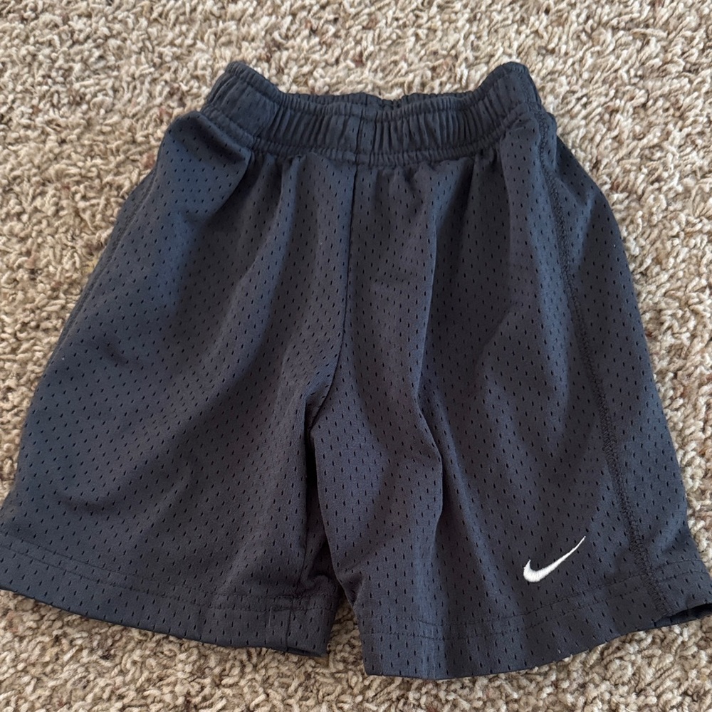 Nike Kids Dark Gray Mesh Shorts